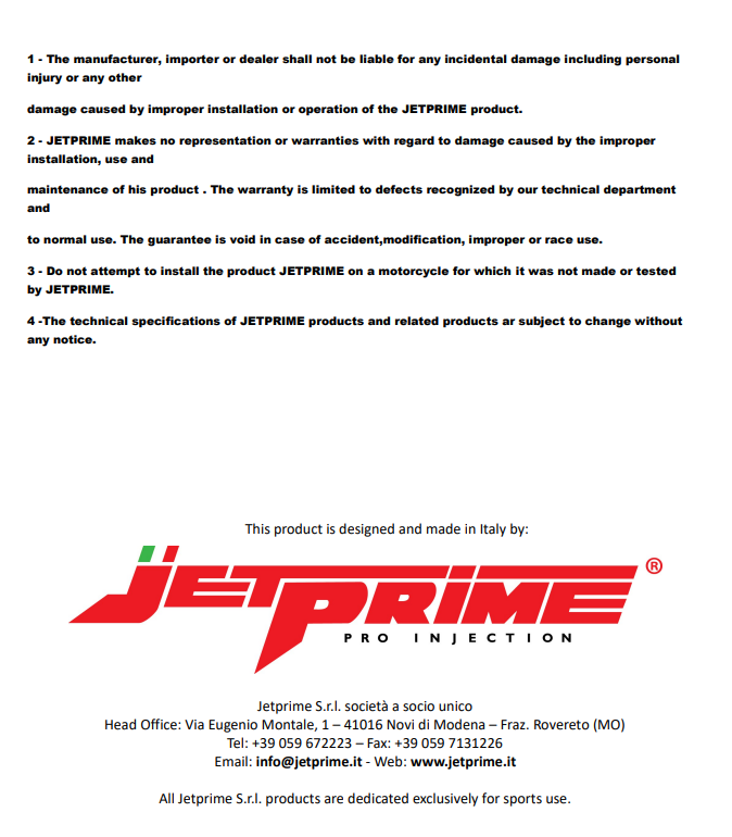 Bouton d'arrêt d'urgence JetPrime Ducati Panigale V4/S/R (18-20) JP KS 020 