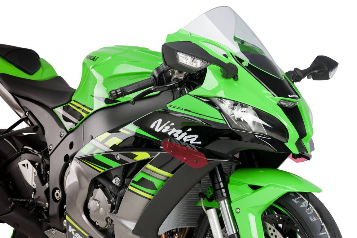 Spoiler de Winglets Puig pour l'appui aérodynamique Kawasaki ZX-10 R/RR (11-20) 9882 