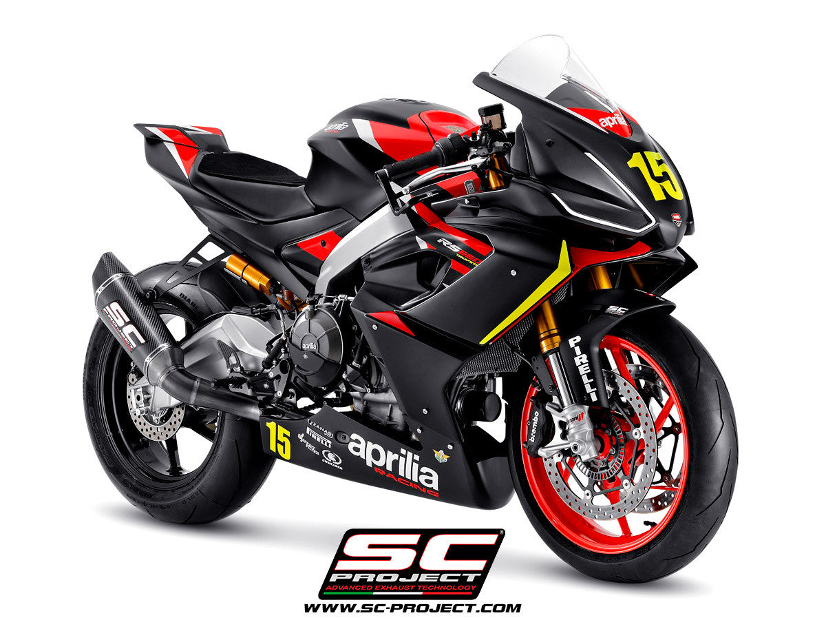 SC-Project Trofeo Titan système complet 2-1 SC1-R Aprilia RS 660 (20-25) A23A-TC90 