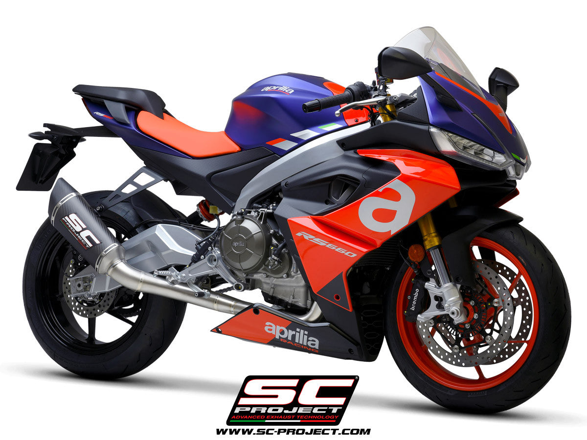 SC-Project Trofeo Titan système complet 2-1 SC1-R Aprilia RS 660 (20-25) A23A-TC90 