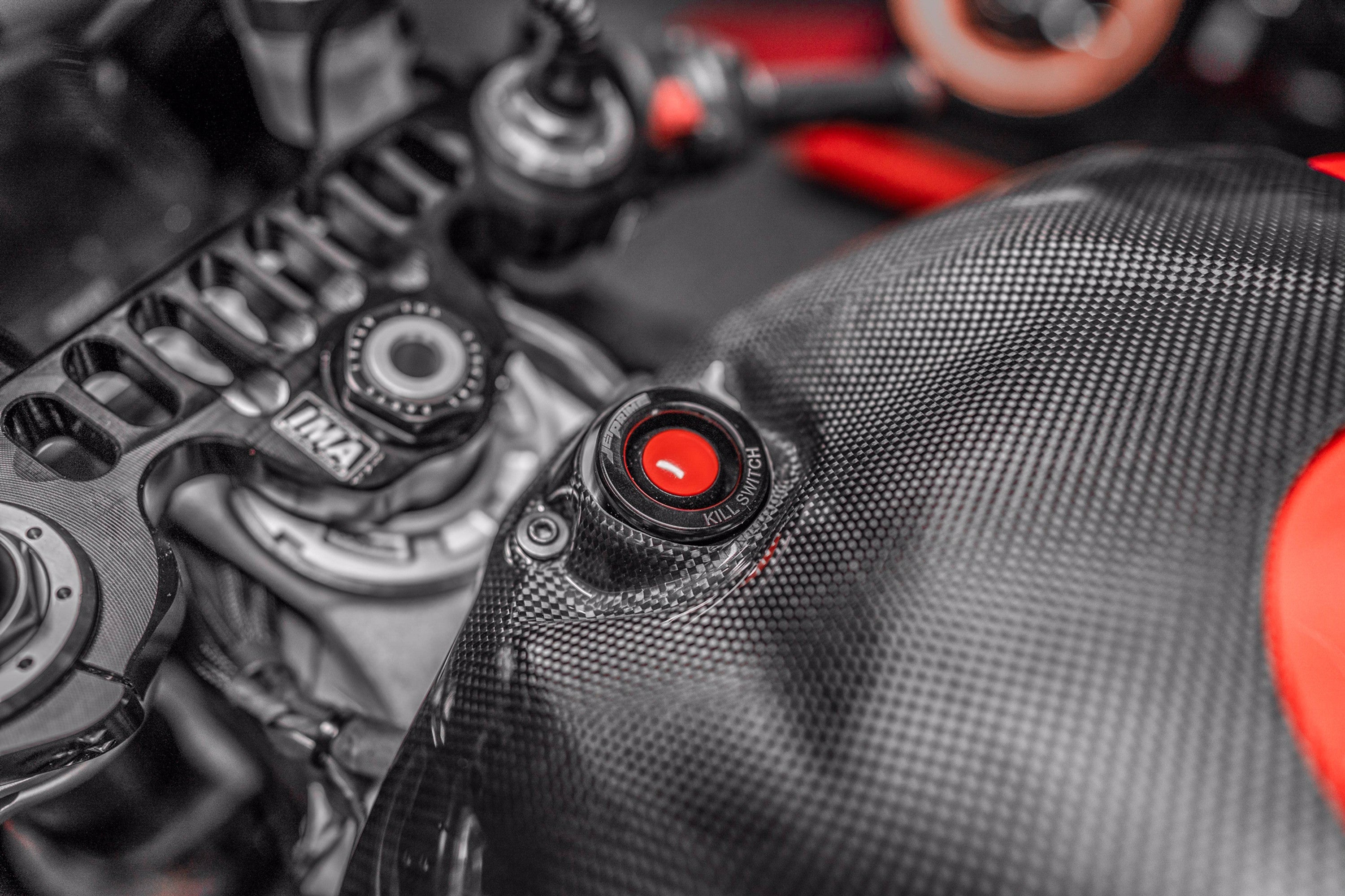 Bouton d'arrêt d'urgence JetPrime Ducati Panigale V4/S/R (18-20) JP KS 020 