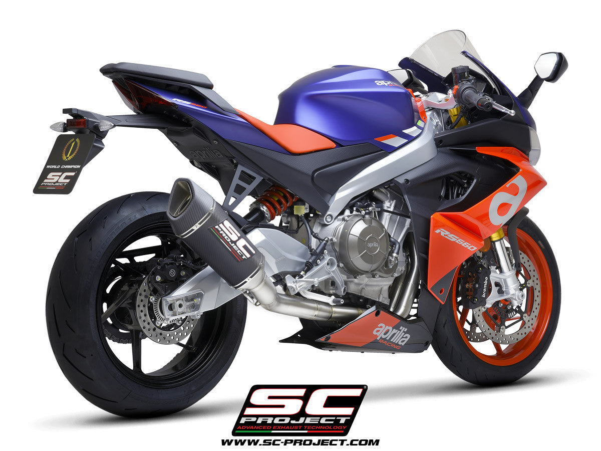 SC-Project Trofeo Titan système complet 2-1 SC1-R Aprilia RS 660 (20-25) A23A-TC90 