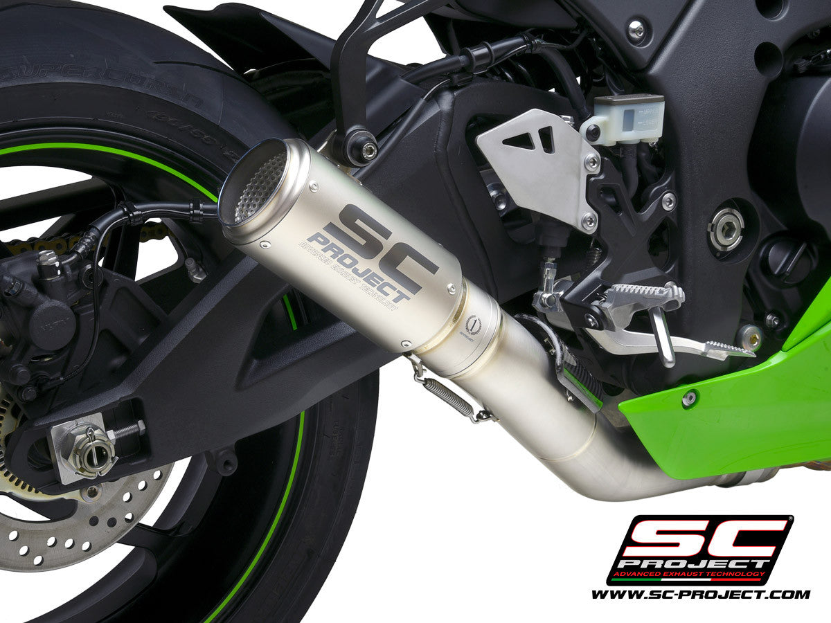 SC-Project Slip-On CR-T + tuyau de remplacement KAT pour Kawasaki ZX-10 R/RR (21-25) K38A-DET36 