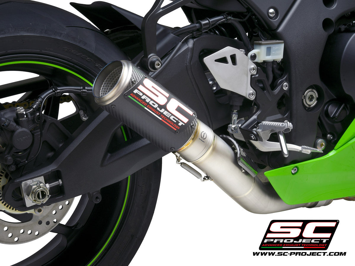 SC-Project Slip-On CR-T + tuyau de remplacement KAT pour Kawasaki ZX-10 R/RR (21-25) K38A-DET36 