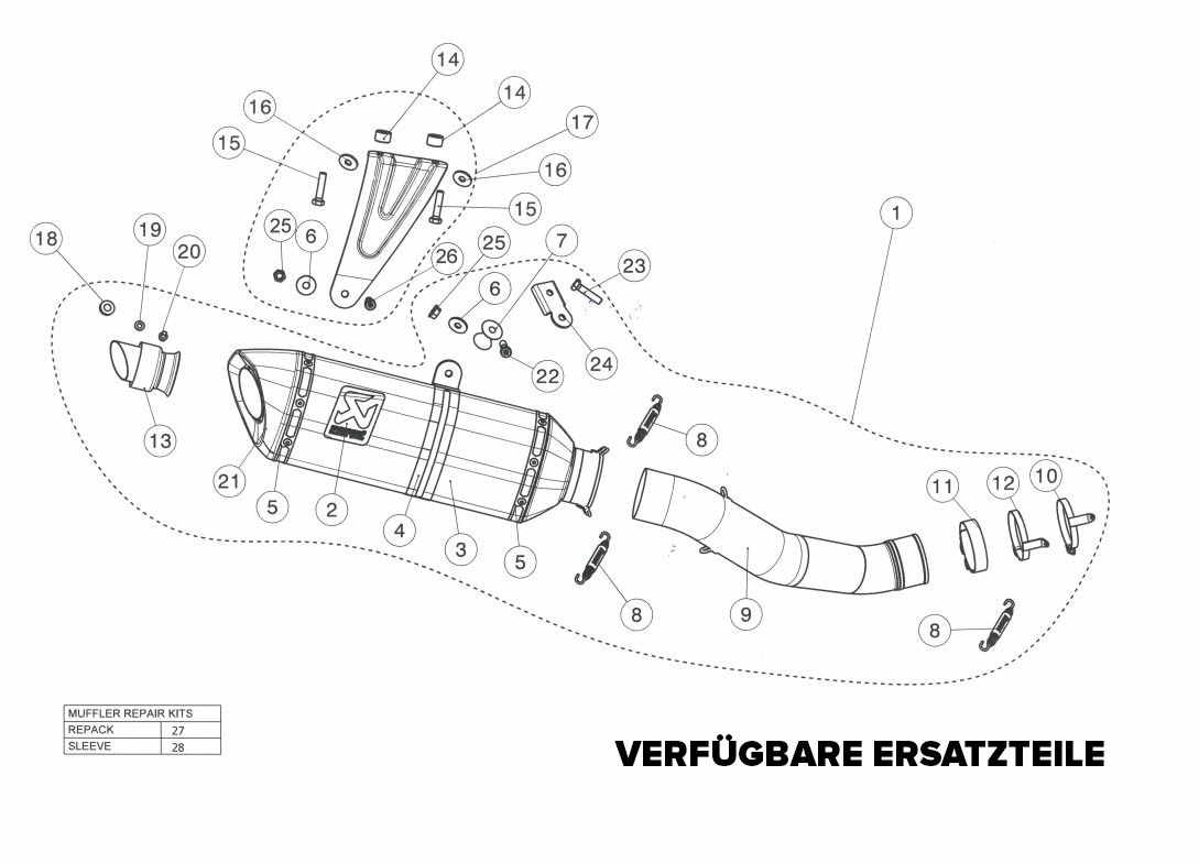 Akrapovic Slip-On Line (Carbone) Aprilia RSV4/1100 Factory/RF/RR (17-20) S-A10SO9-RC 