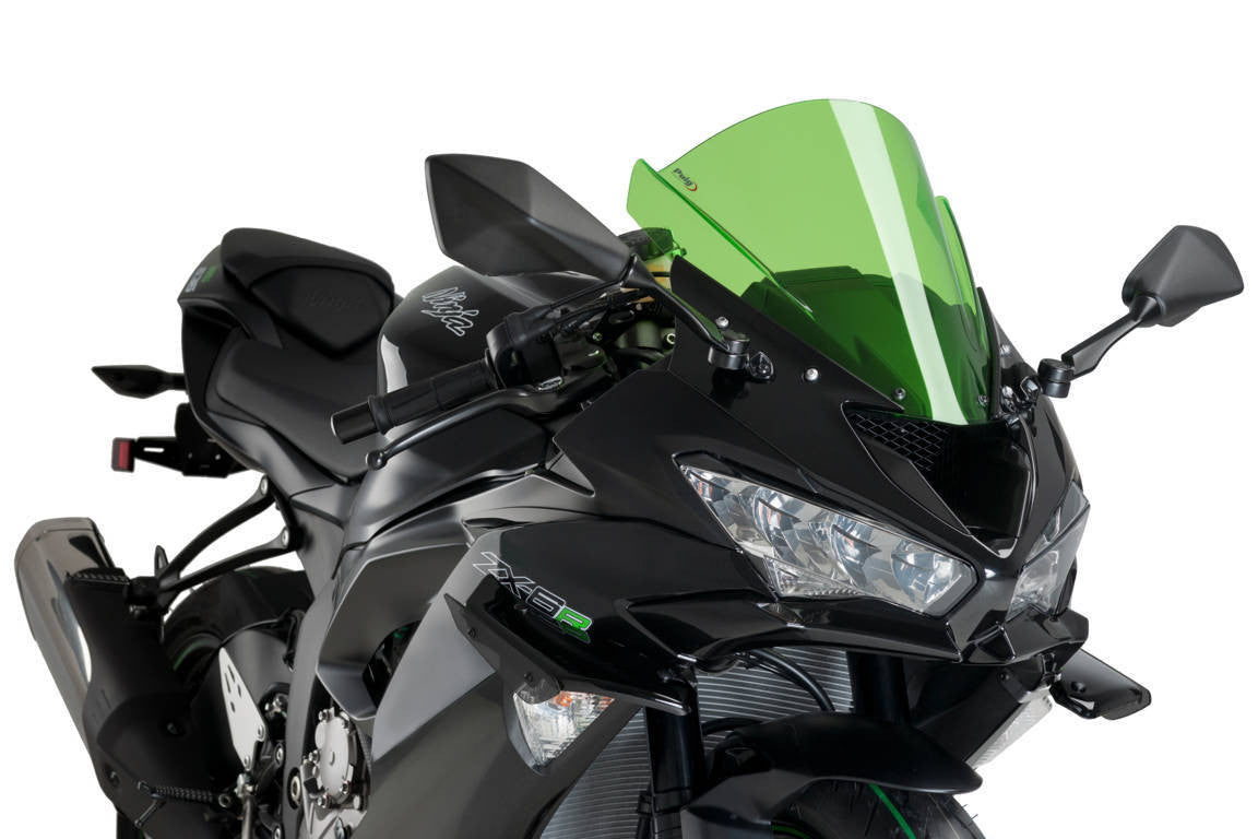 Puig Winglets Spoiler Aérodynamique Kawasaki ZX-6R 636 (18-23) 3176 