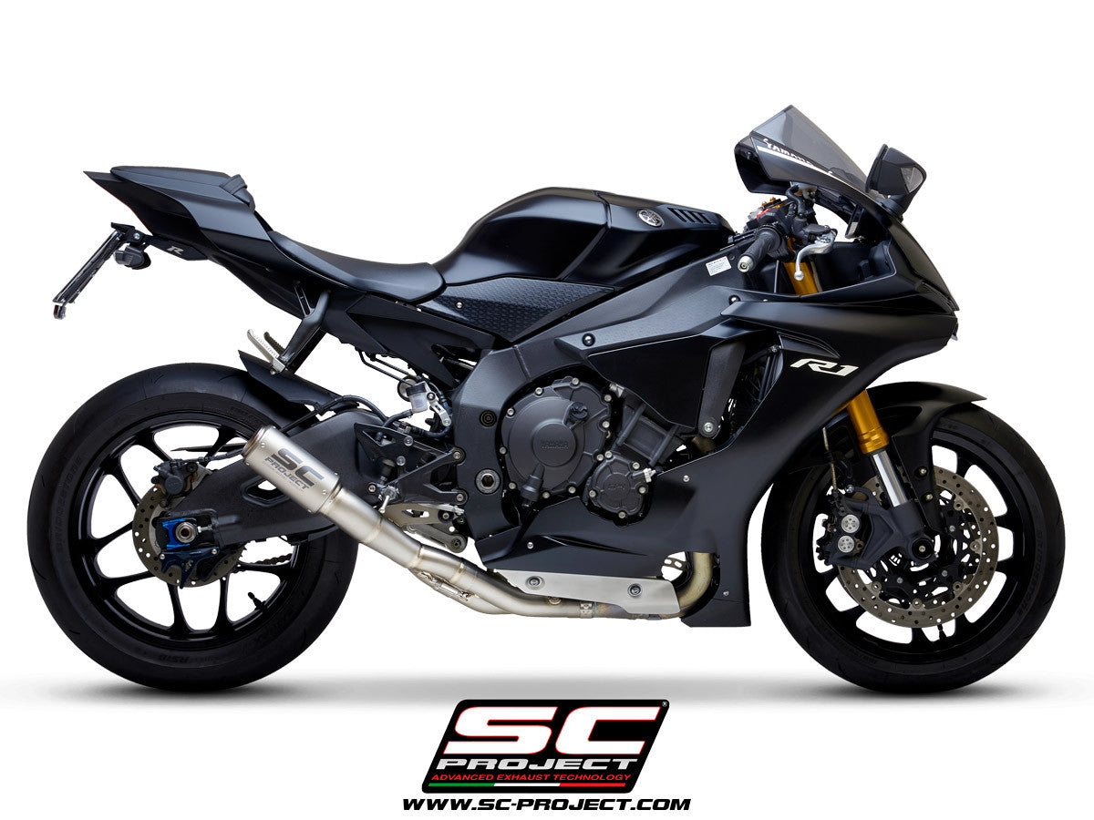 SC-Project Slip-On CR-T + tuyau de remplacement KAT Yamaha YZF-R1/M RN32 (15-16) Y11A-DET36 