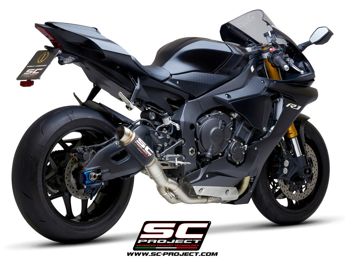 SC-Project Slip-On GP70-R + tuyau de remplacement KAT Yamaha YZF-R1/M RN49 (17-19) Y11B-DET70 