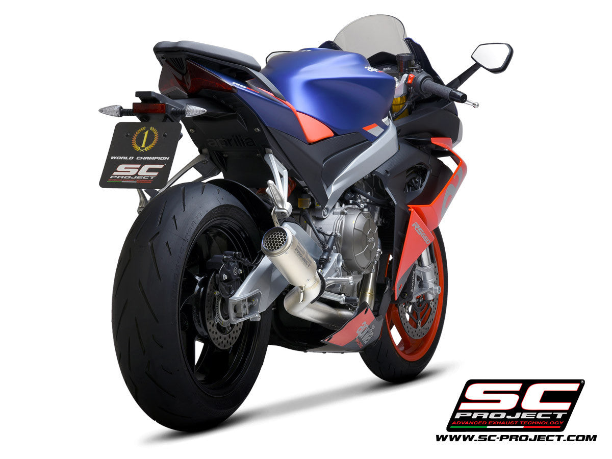 SC-Project Système complet en acier inoxydable 2-1 CR-T Aprilia RS 660 (20-25) 