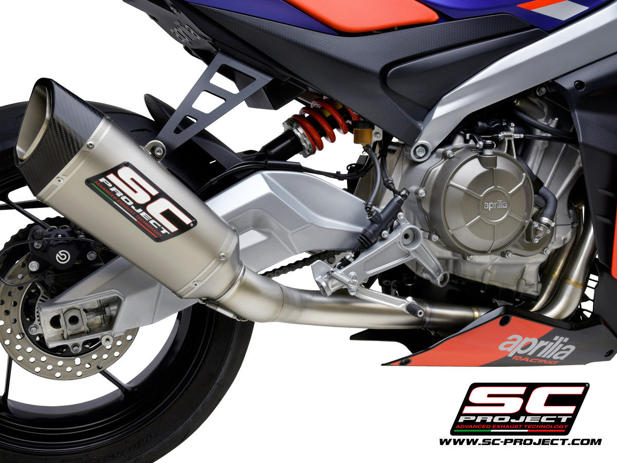 SC-Project Trofeo Titan système complet 2-1 SC1-R Aprilia RS 660 (20-25) A23A-TC90 