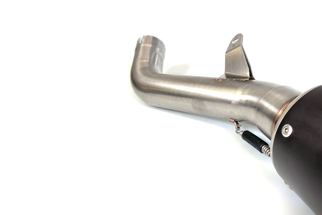 Kit de glissement Arrow Slip-On Dark GP2 en acier inoxydable pour Aprilia RSV4/RR/RF (17-18) 71542GPI 