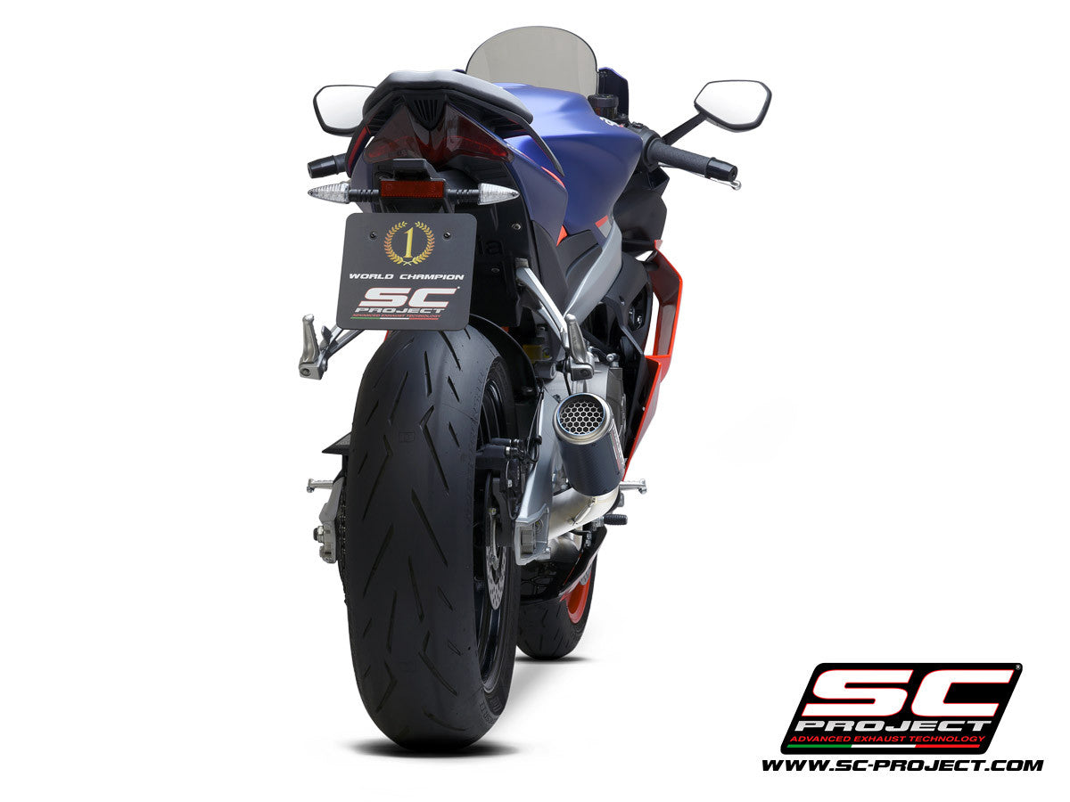SC-Project Système complet en acier inoxydable 2-1 CR-T Aprilia RS 660 (20-25) 