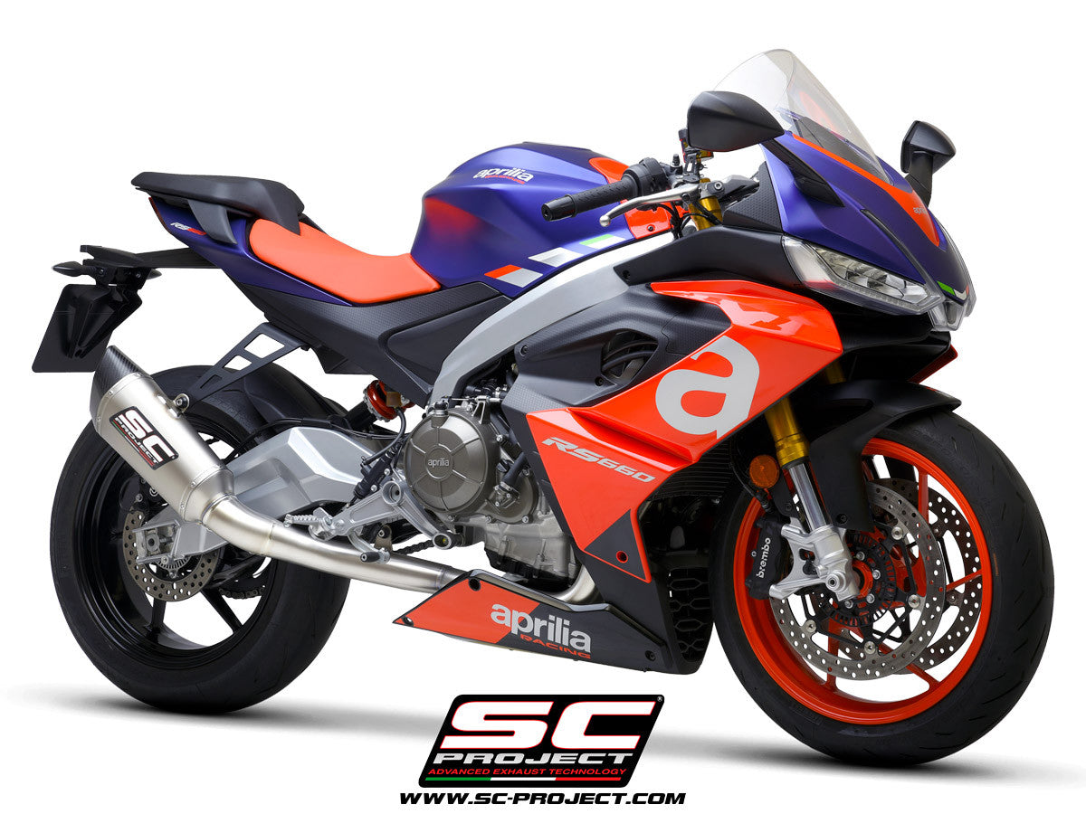SC-Project Trofeo Titan système complet 2-1 SC1-R Aprilia RS 660 (20-25) A23A-TC90 