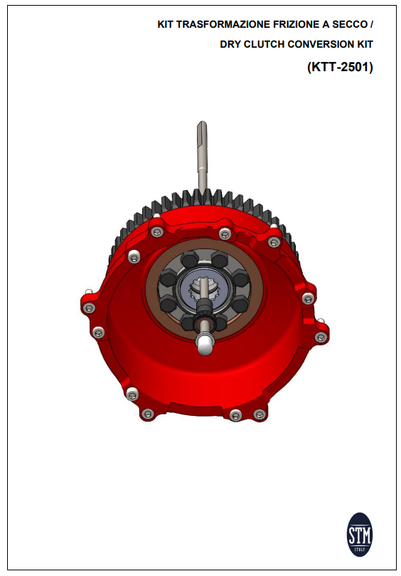 STM EVO SBK embrayage à sec Ducati Panigale V2 955 (20-24) KTT-2500 