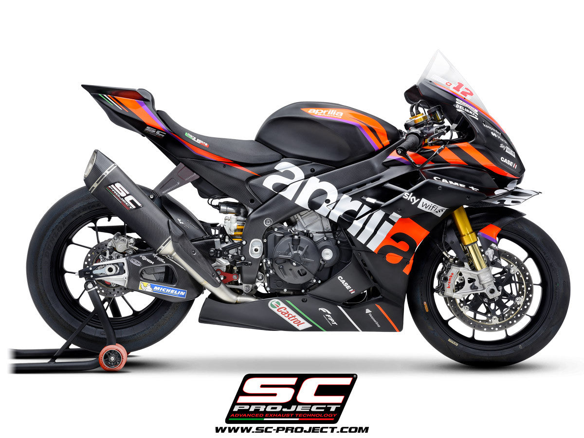 SC-Project Titan système complet SC1-R (350mm) Aprilia RSV4 1100 Factory (21-25) A27A-TC93C 