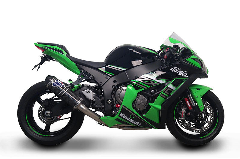 Système complet en acier inoxydable Termignoni Kawasaki ZX-10 R/RR (16-20) K07909400ICC 