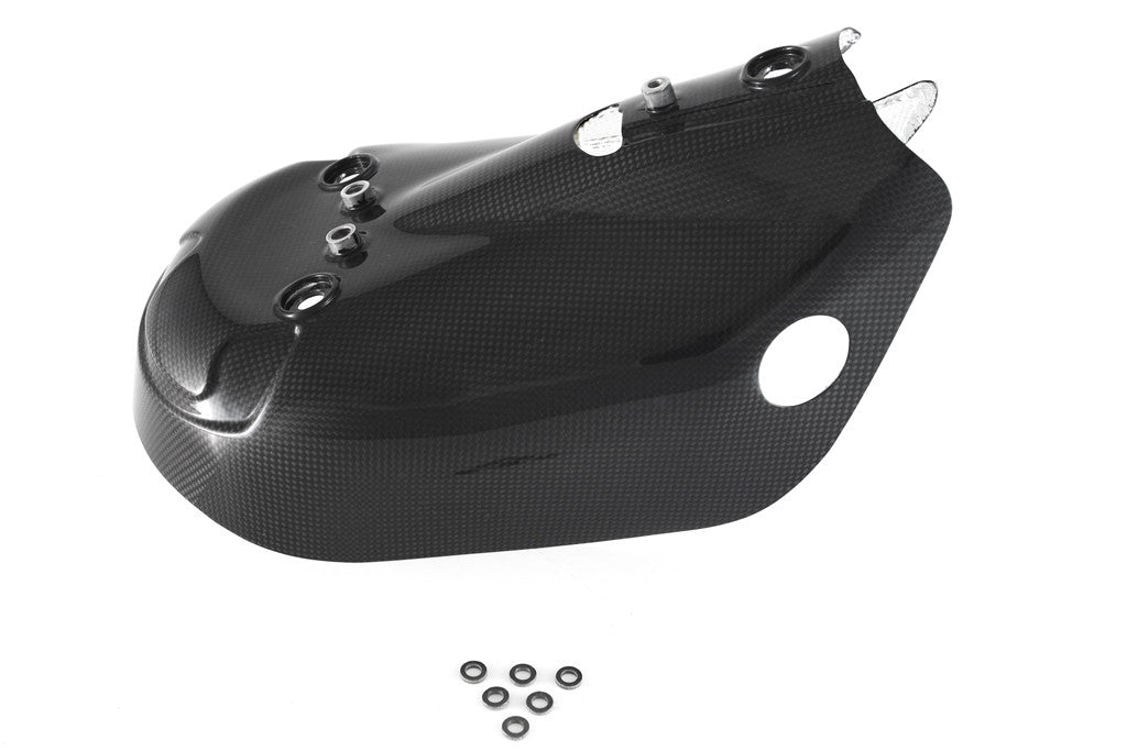 Protection thermique courbée en carbone Fullsix Ducati Panigale 1299/S (15-18) 