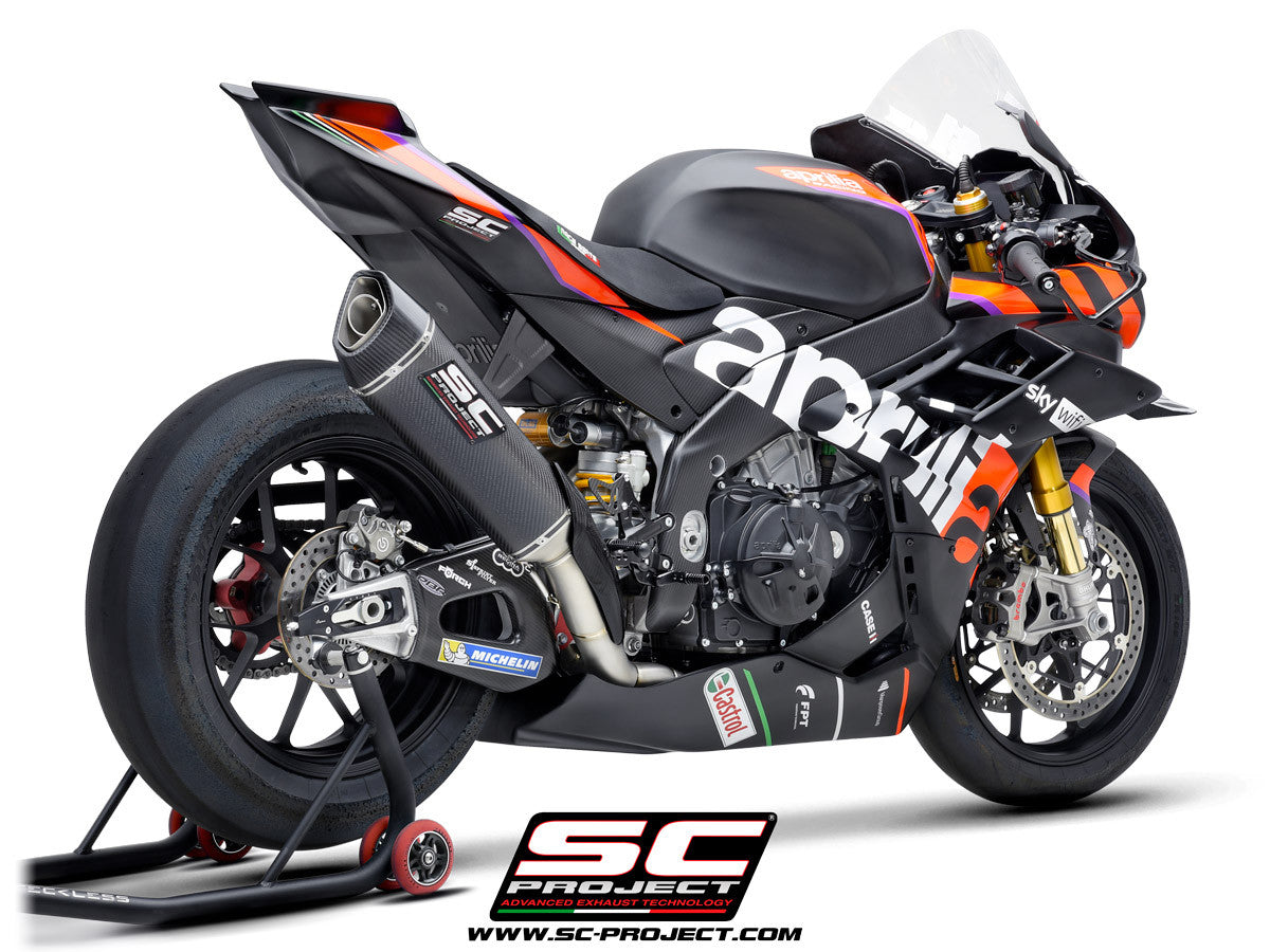 SC-Project Titan système complet SC1-R (350mm) Aprilia RSV4 1100 Factory (21-25) A27A-TC93C 