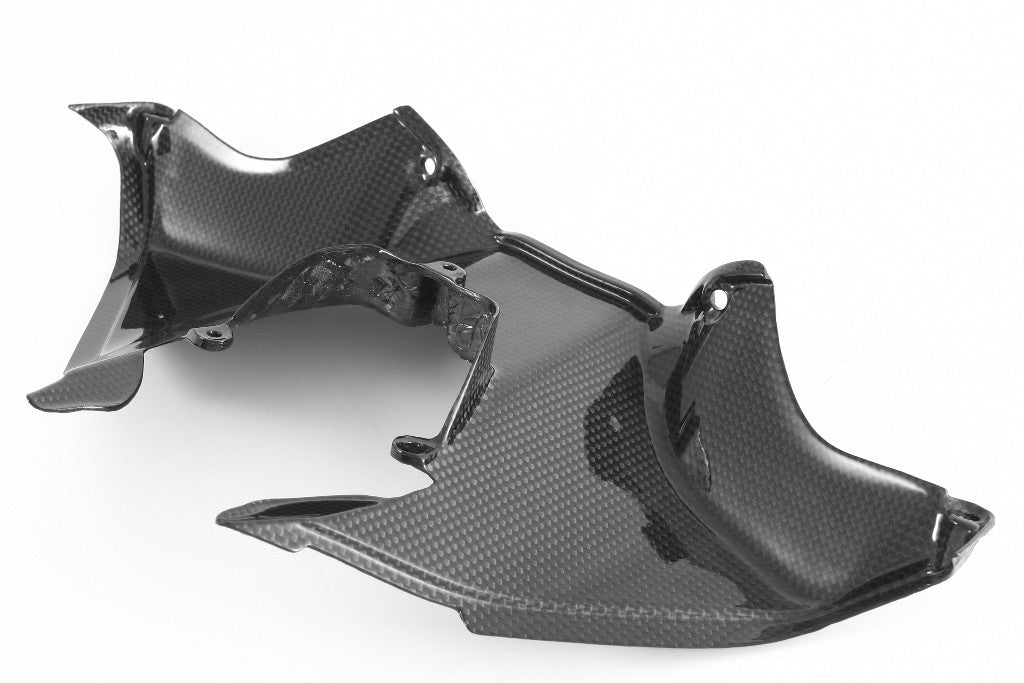 Entrée d'air inférieure "OEM LED" en carbone Fullsix Ducati Panigale 1199/R/S (12-17) 