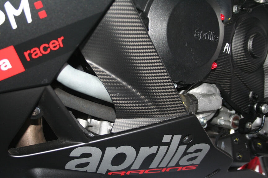 Pièces intérieures du spoiler arrière en carbone Fullsix Aprilia RSV4/1100 Factory/R/RR/RF (09-20) 