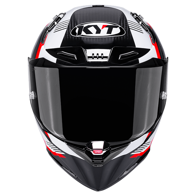 Casque de course KYT R1R Carbon Zone Rouge Y6R10007 