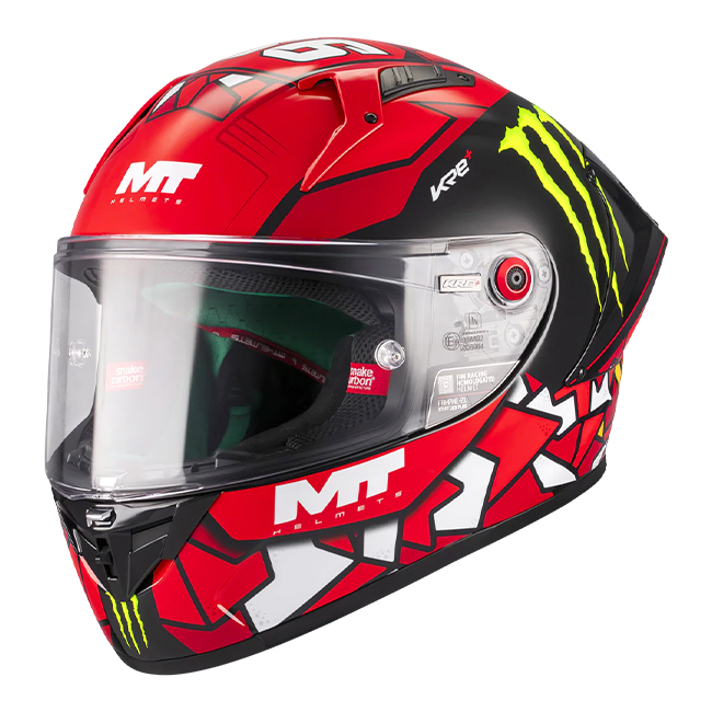 MT-Helmets KRE+ S Casque Réplica Angel Piqueras 2025 A5 Glow Complet 