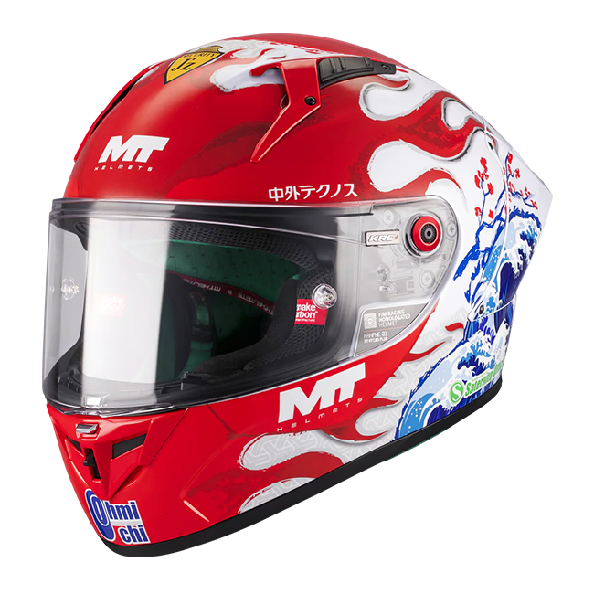 MT-Helmets KRE+ S Casque Réplique Ryusei Yamanaka 2025 A5 Glow Complet 