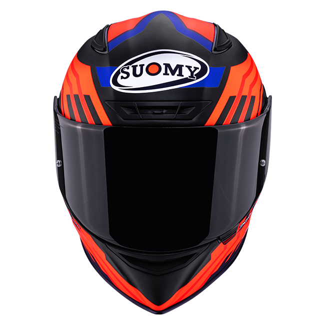Casque Suomy Track-1 Framework Mat Noir/Rouge/Bleu K6T10024 