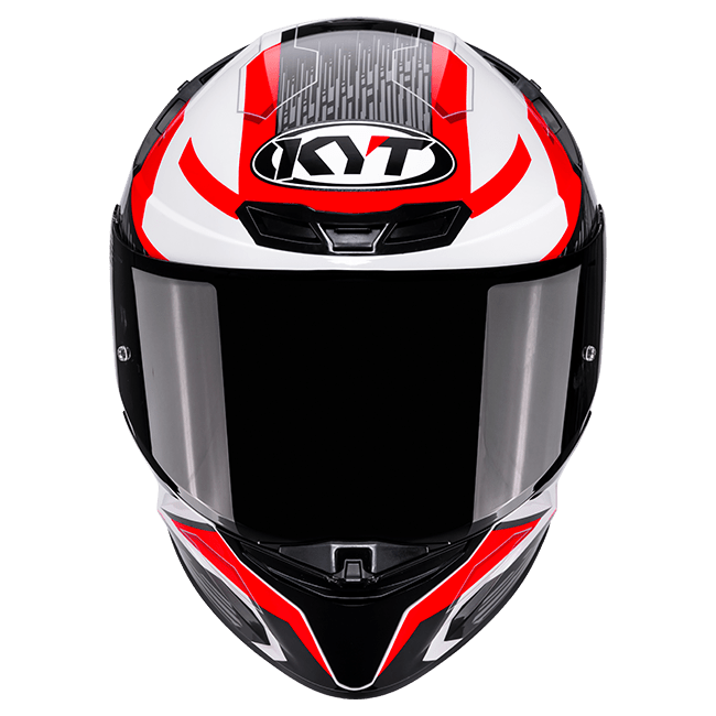 Casque KYT TT-Revo Speeding Blanc / Rouge Y6TR0051 