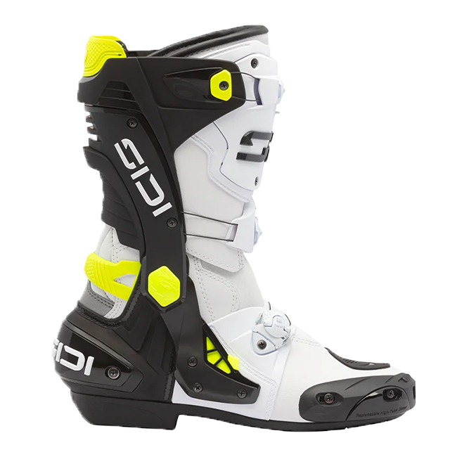 Bottes de moto Sidi Rex Blanc/Noir/Jaune 
