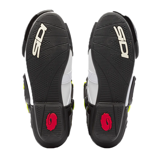 Bottes de moto Sidi Rex Blanc/Noir/Jaune 