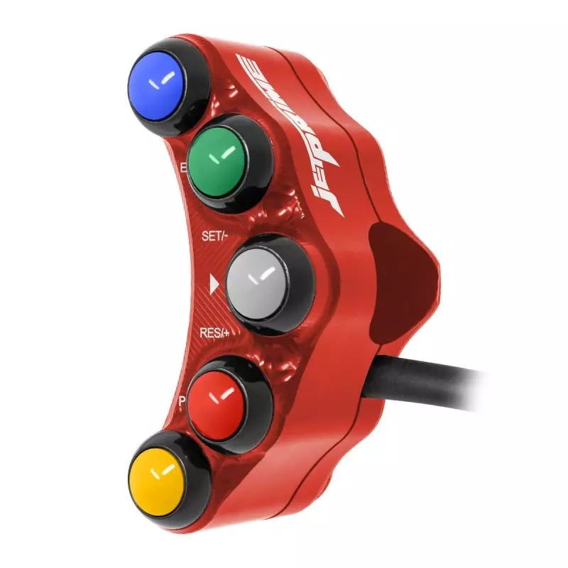 Interrupteur de guidon Race gauche JetPrime Kawasaki ZX-10 R/RR (21-25) JP PLSR 054 