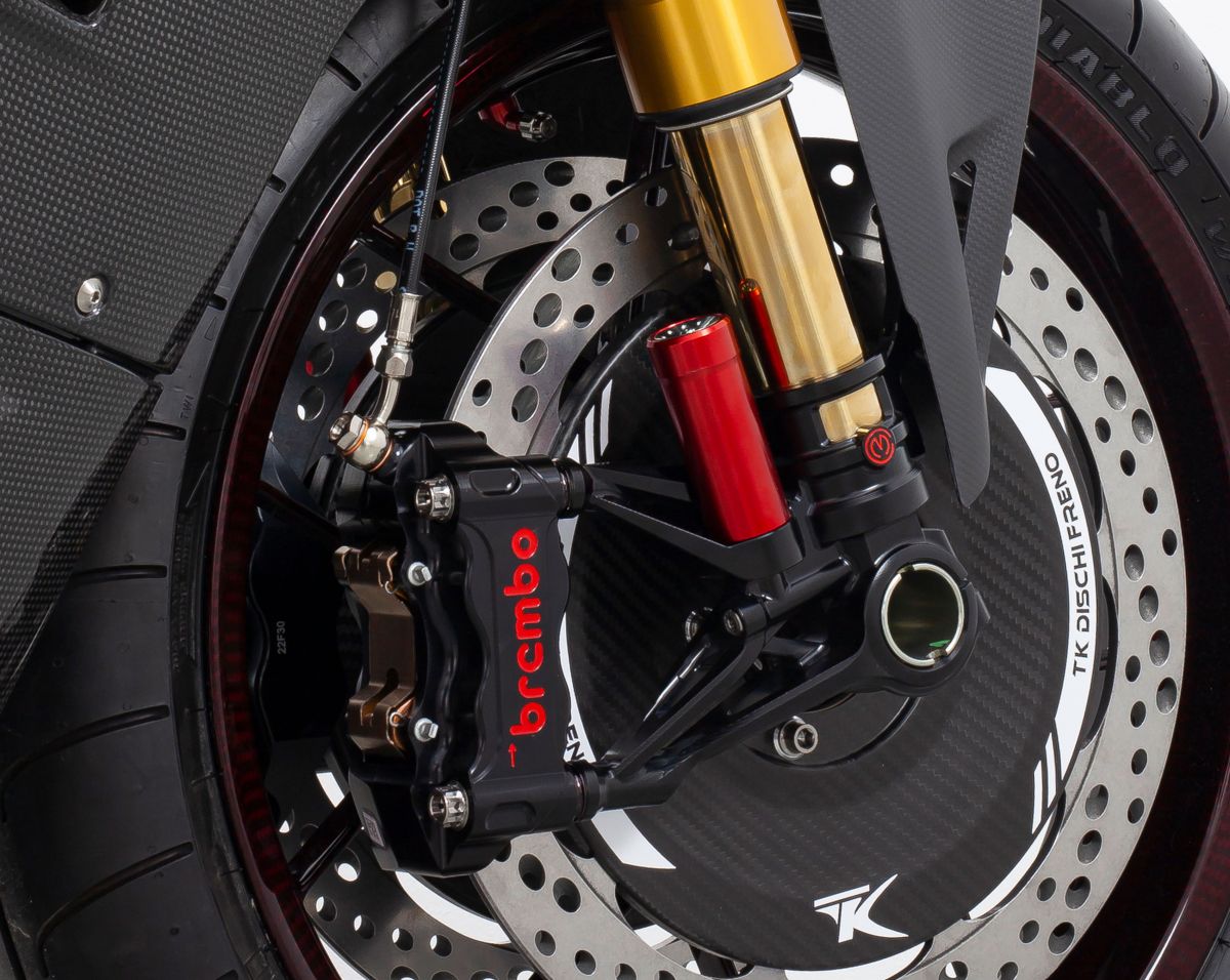 Set de pieds de fourche CNC 100 mm « GP Style » Motocorse Ducati Panigale V4/S/R (18-24) 