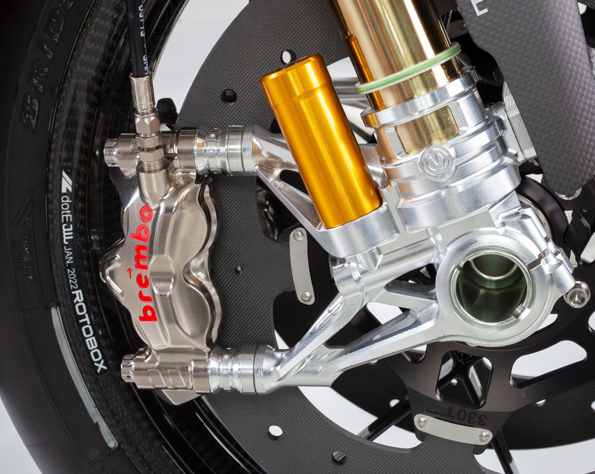 Set de pieds de fourche CNC 108 mm « GP Style » Motocorse Ducati Panigale V4/S/R (18-24) 
