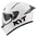 Casque KYT R2R Uni Blanc Y6R200W3 