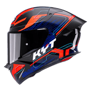 Casque KYT TT-Revo Speeding Noir / Rouge / Bleu Y6TR0053 