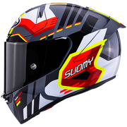 Casque Suomy SR-GP Evo Infrared Blanc/Noir/Rouge K6S20024 