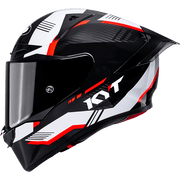 Casque de course KYT R1R Carbon Zone Rouge Y6R10007 
