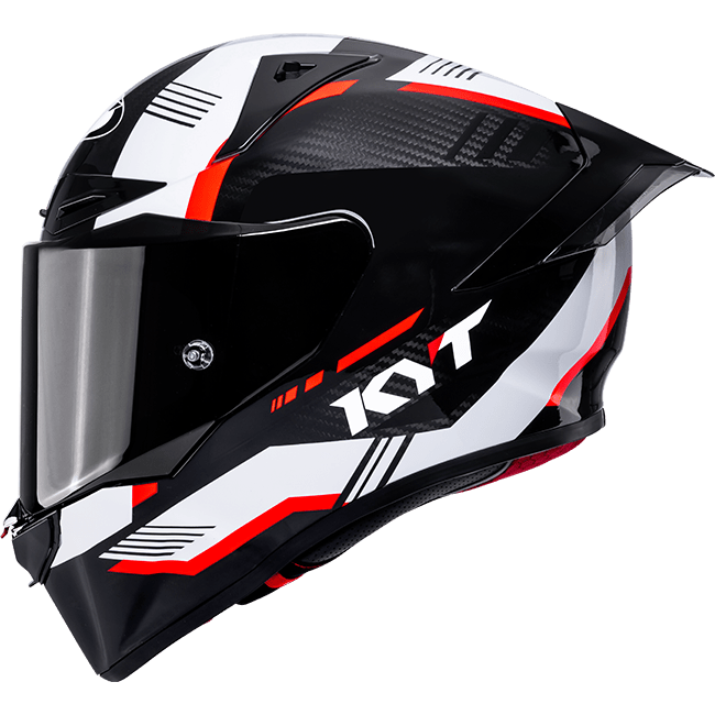 Casque de course KYT R1R Carbon Zone Rouge Y6R10007 