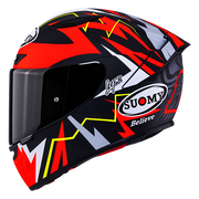 Casque Suomy Track-1 Mat Rouge Sam Lowes Réplica 2025 K6T10020 