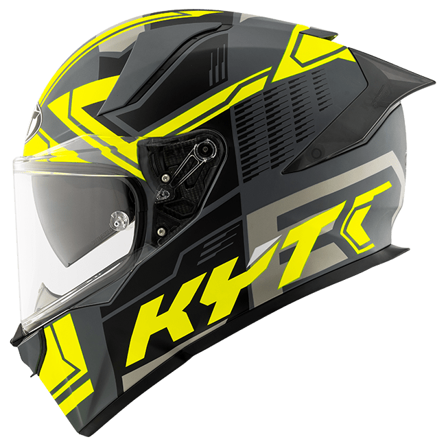 Casque KYT R2R Octane Mat Jaune Y6R20015 