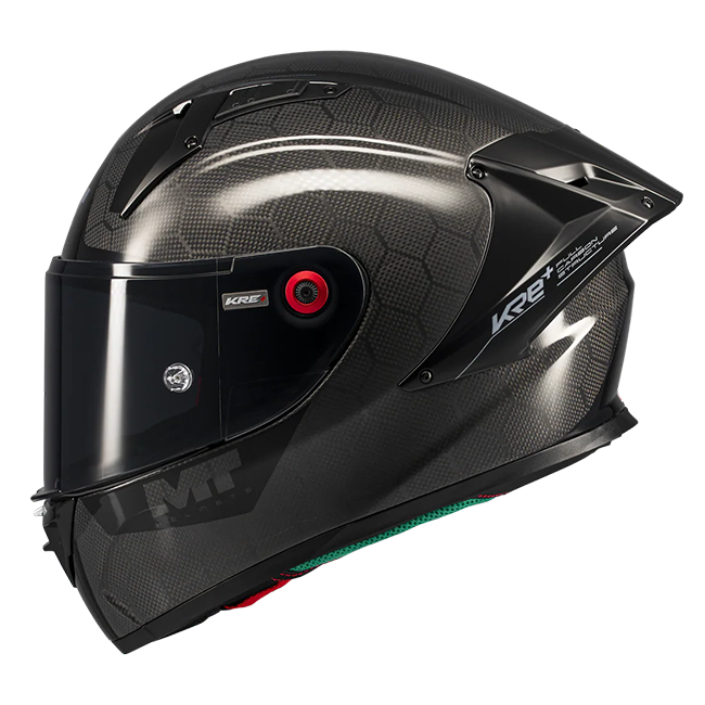 Casque MT-Helmets KRE+ S Pure Carbone Brillant A1 Glow Complet 
