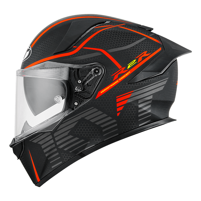 Casque KYT R2R Concept Mat Noir / Rouge Y6R20008 