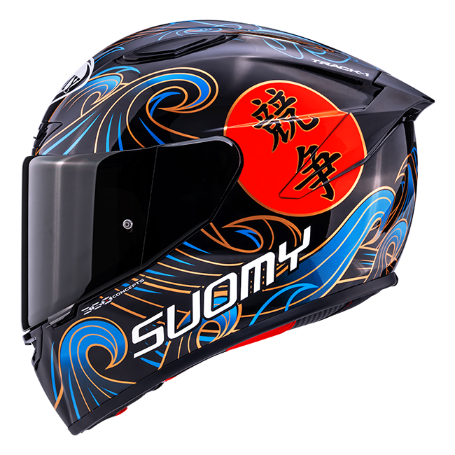Casque Suomy Track-1 Waves Noir K6T10026 