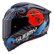 Casque Suomy Track-1 Waves Noir K6T10026 