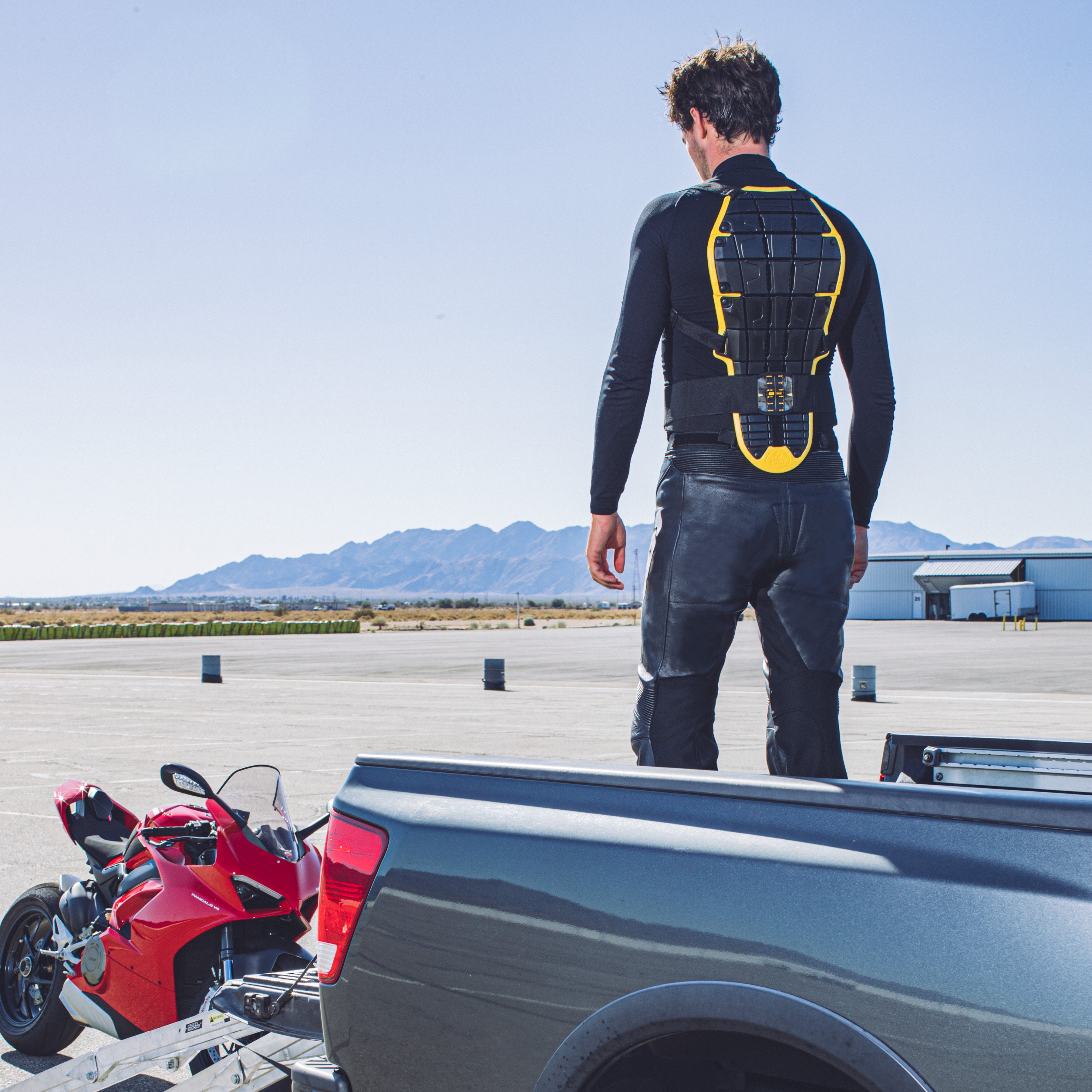 Spidi Back Warrior Evo protection dorsale | Hommes | Noir/Jaune 