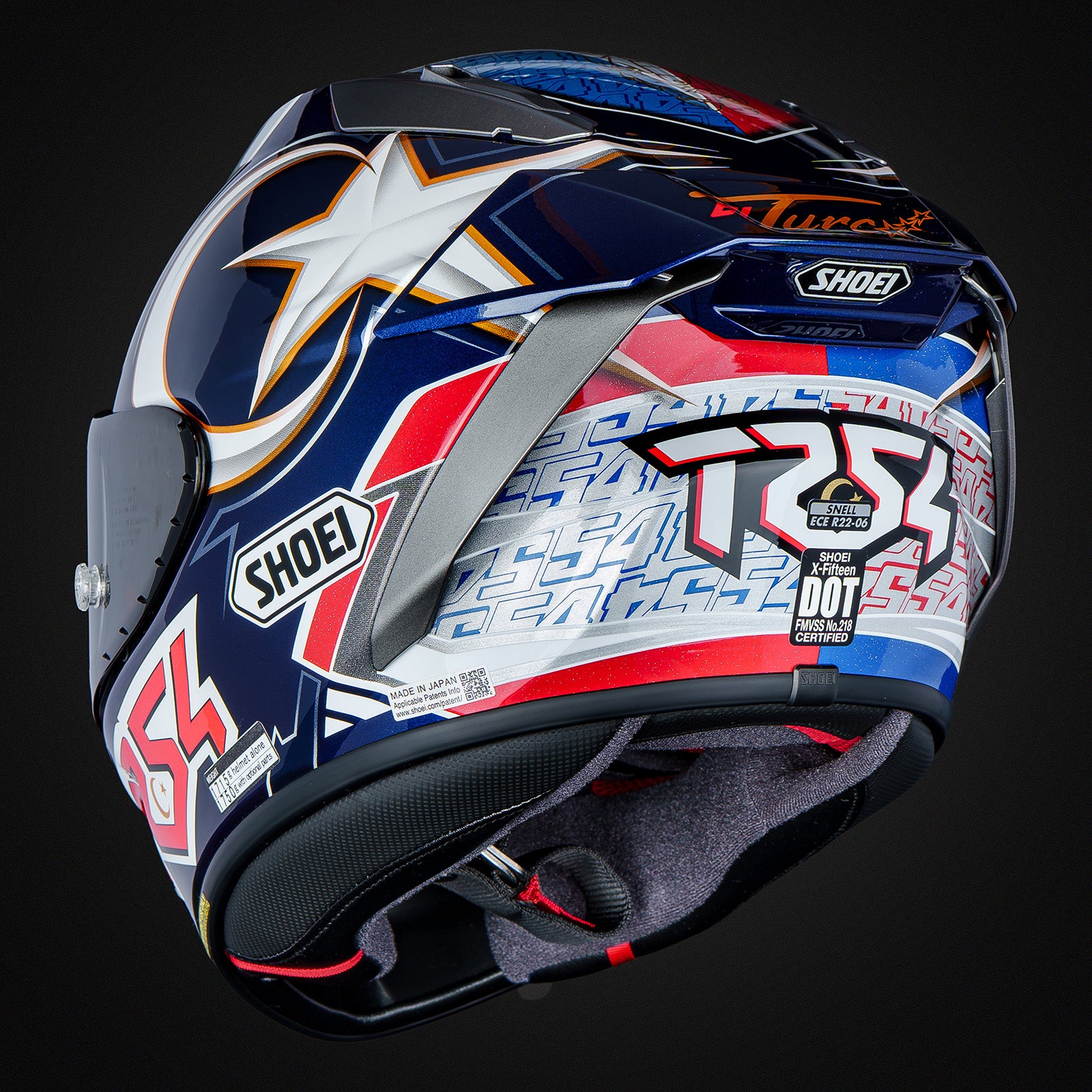Casque Shoei X-SPR PRO Réplica Toprak Razgatlıoğlu 2025 