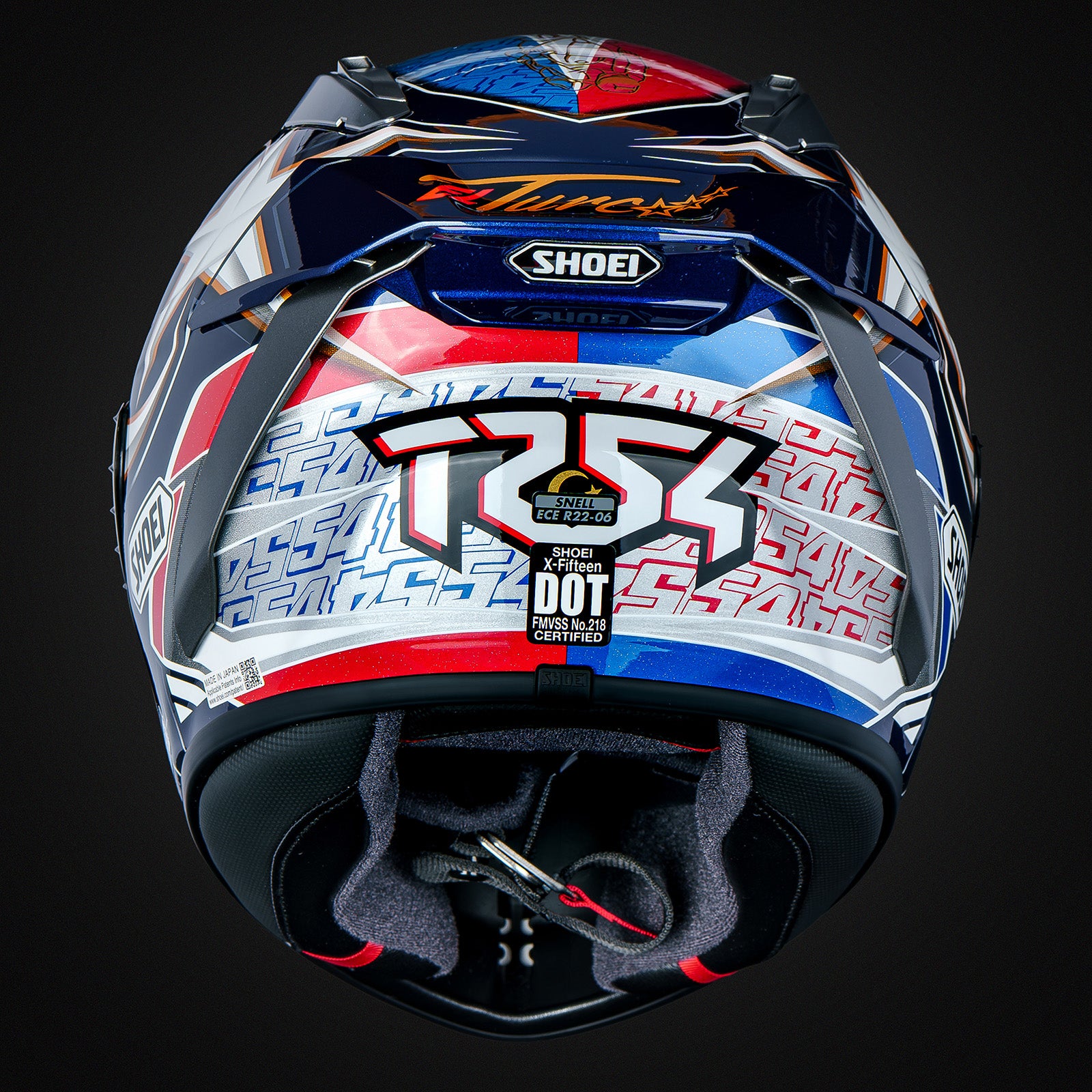 Casque Shoei X-SPR PRO Réplica Toprak Razgatlıoğlu 2025 
