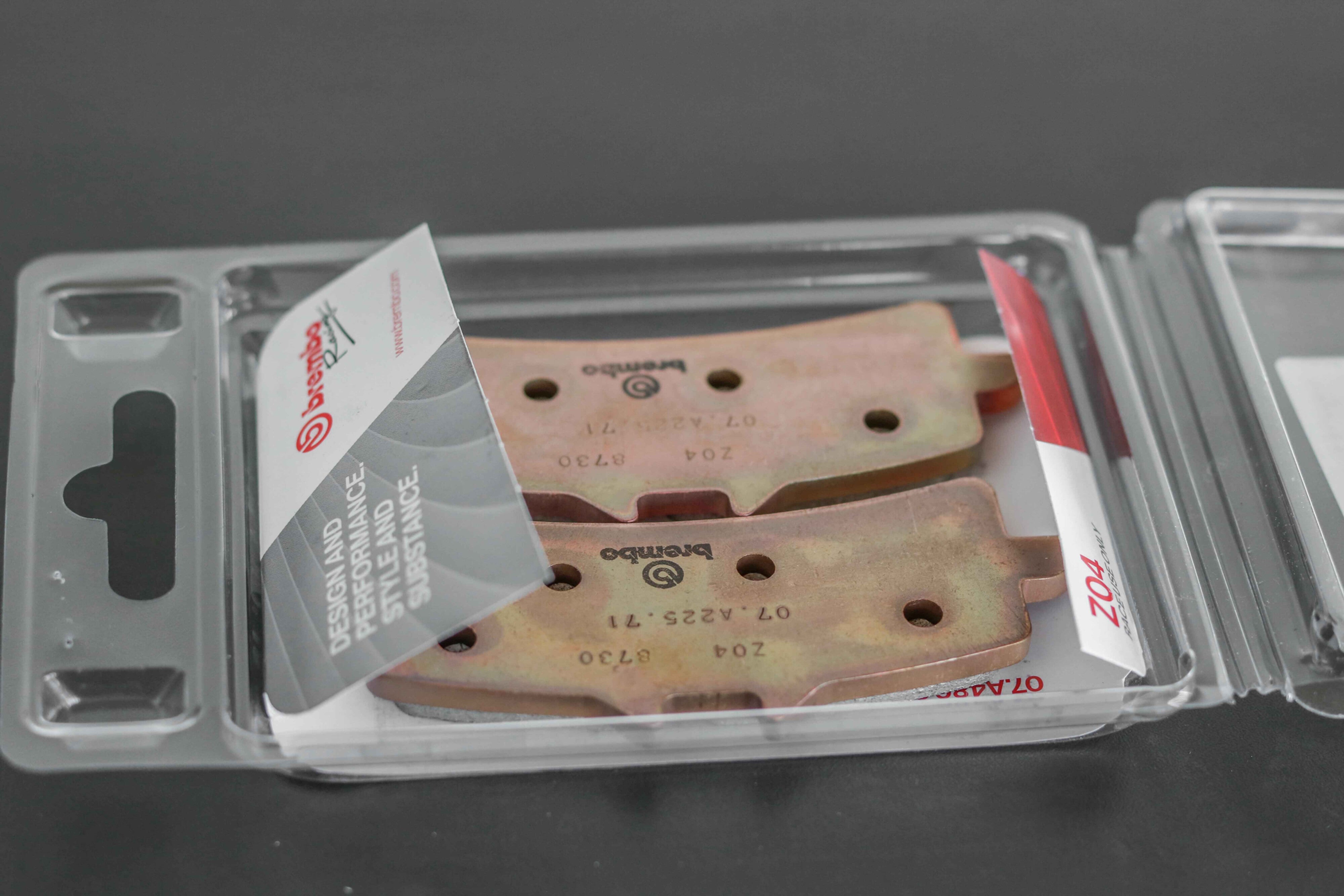 Plaquettes de frein de course Brembo Z04 Kawasaki ZX-10 R/RR (16-20) 107A48639 