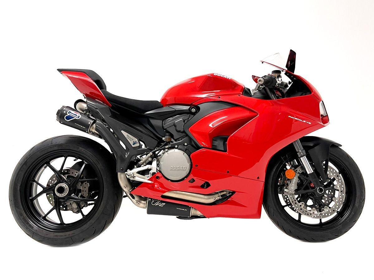 Système d'échappement complet en acier inoxydable Termignoni Replica SBK Ducati Panigale V2 955 (20-24) D22009400INC 